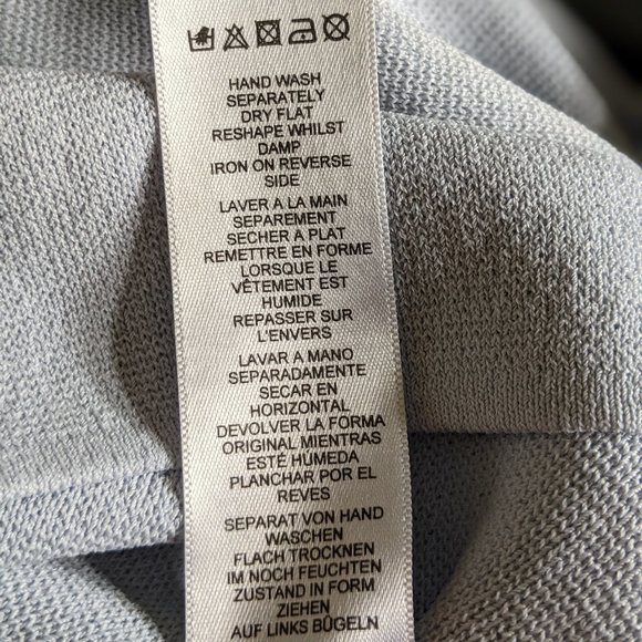 ASOS Petite Embellished Knit Cropped Top 0 Blue - Picture 9 of 9